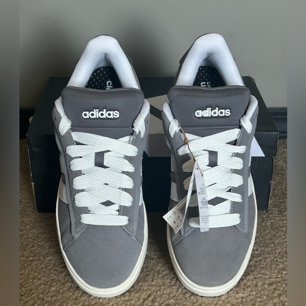 Adidas Men's Grand Court Alpha 00s Classic Gray and White Sneakers size 11 - Picture 8 of 12